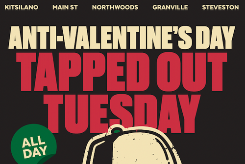 Anti-Valentine's Tapped Out Tuesday